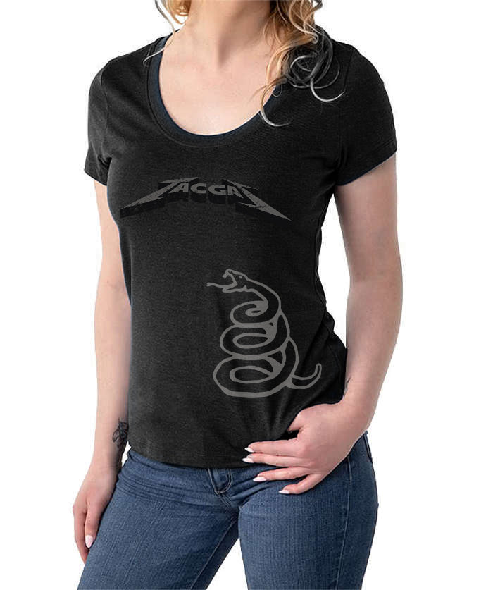 METAL Womens Scoop Neck TEE SHIRT