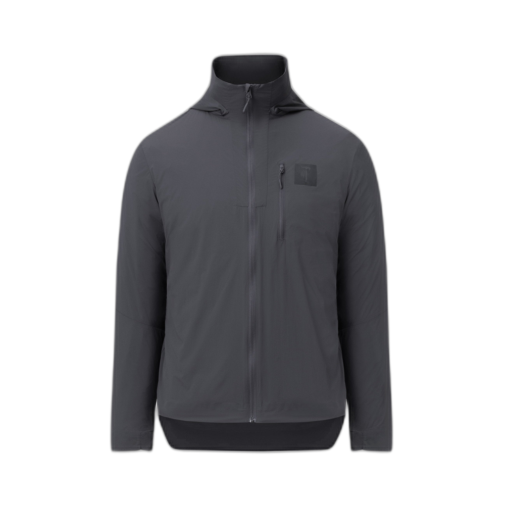 On form frontal photo of the Tomahawk Performance Crosswind Jacket, a tactical windbreaker, in Urban Grey.
