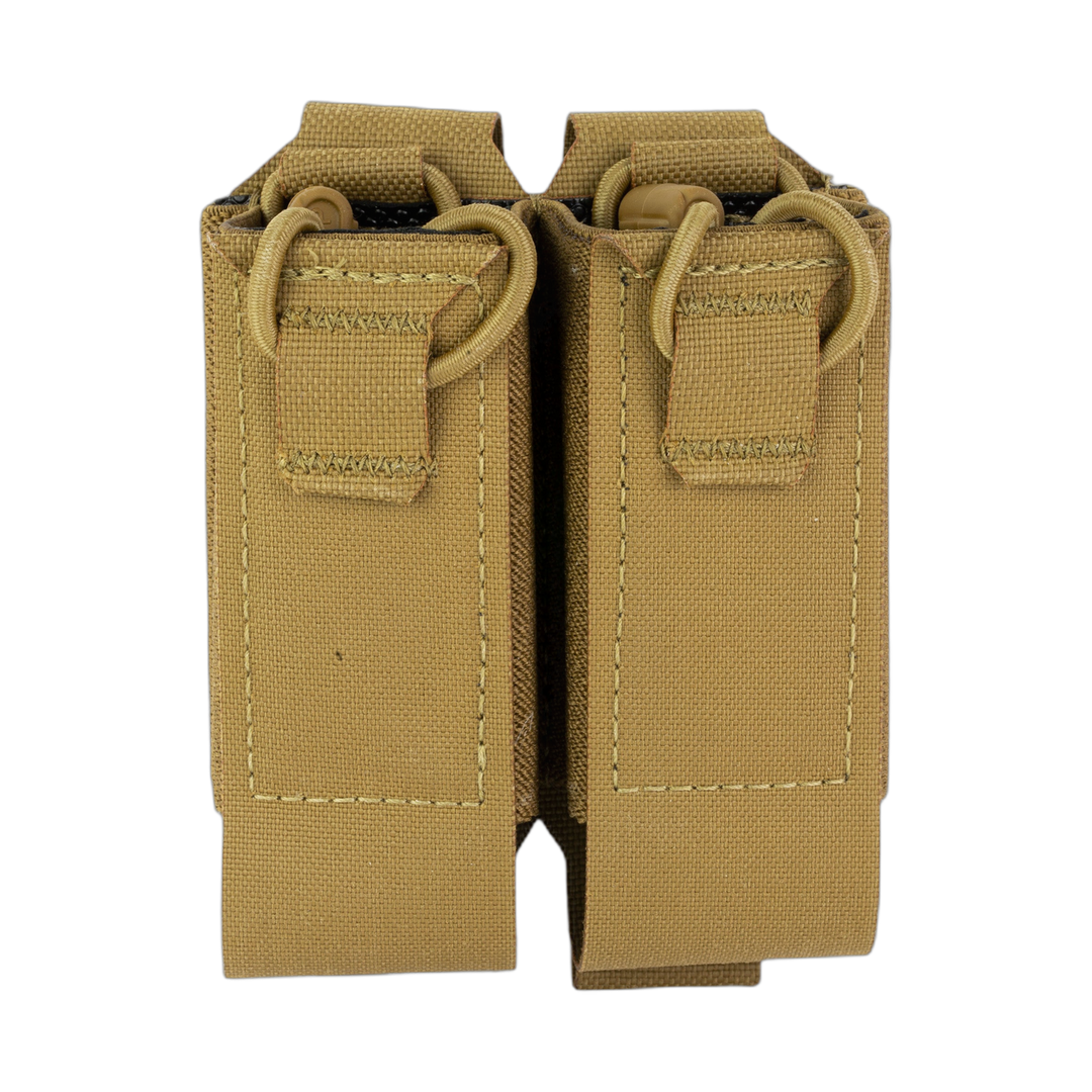 Double Pistol Mag Pouch - Coyote