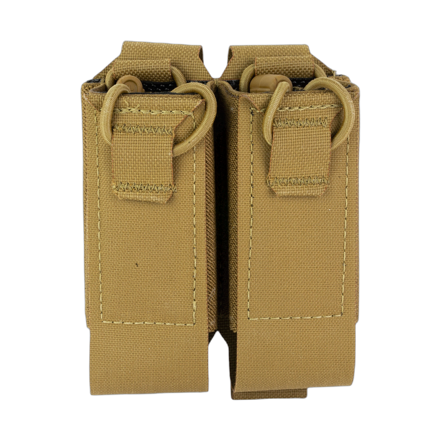 Double Pistol Mag Pouch - Coyote