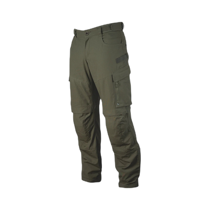 Frontal photo of the Tomahawk Performance HW / Combat Pant in Ranger Green, a full featured hot weather combat pant.