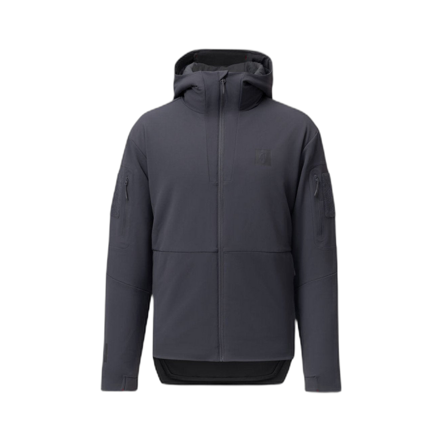 On form frontal photo of the Tomahawk Performance Instructor Jacket, a tactical insulated softshell jacket, in Urban Grey.