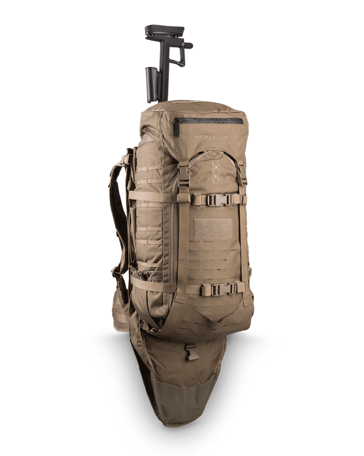 Eberlestock G2 Gunslinger II tactical rifle pack in use - lifestyle photo
