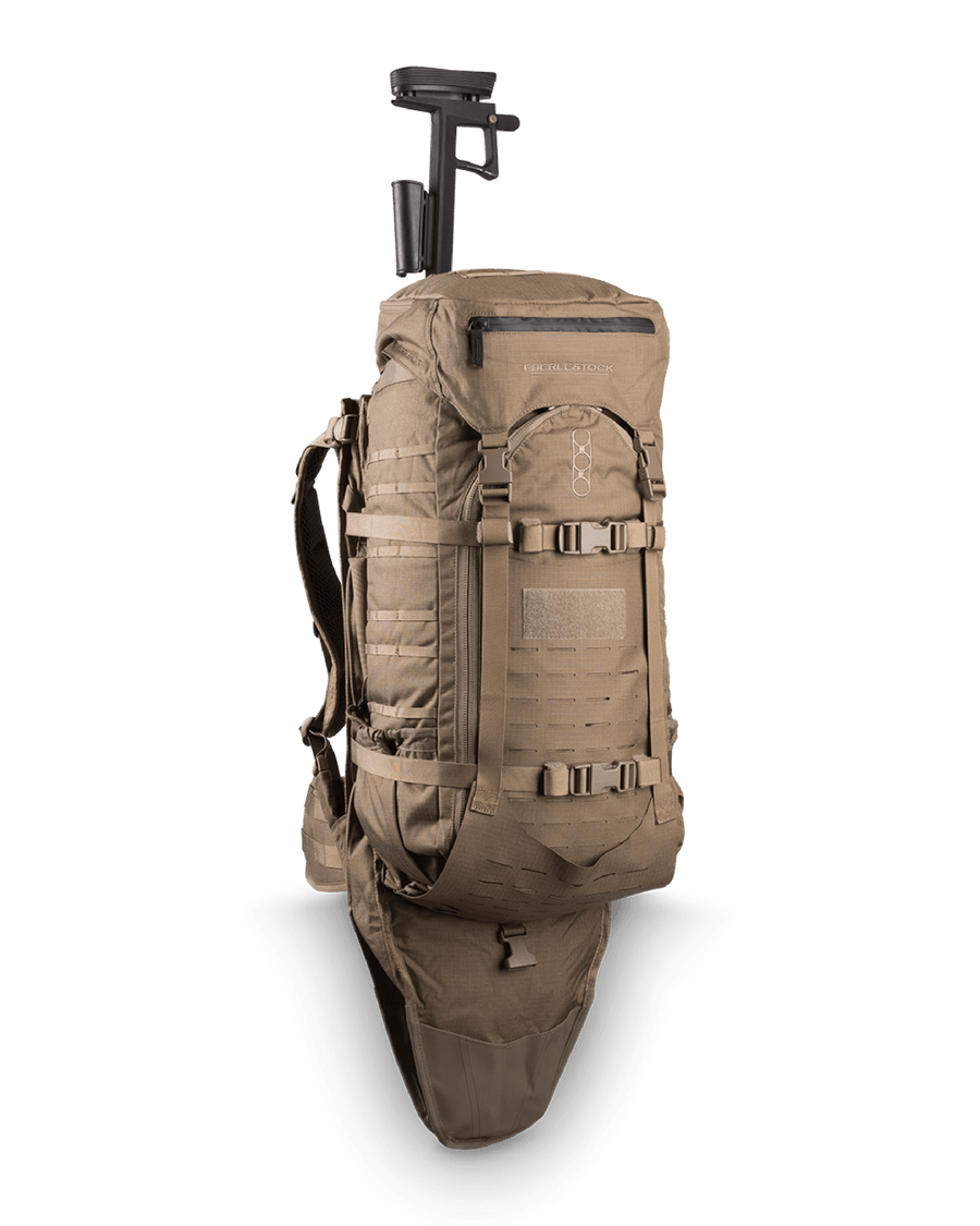 Eberlestock G2 Gunslinger II tactical rifle pack in use - lifestyle photo
