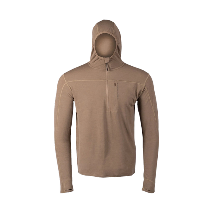 Lochsa 300 Merino Zip Hoody in Dry Earth - Eberlestock