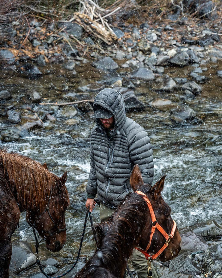 McCall Hooded Down Jacket - Eberlestock lifestyle photo 13