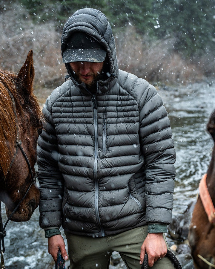 McCall Hooded Down Jacket - Eberlestock lifestyle photo 1
