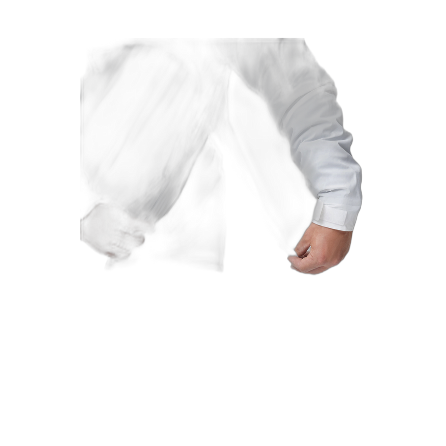 Close-up photo of the Tomahawk Performance Overlayer Anorak side zippered opening.