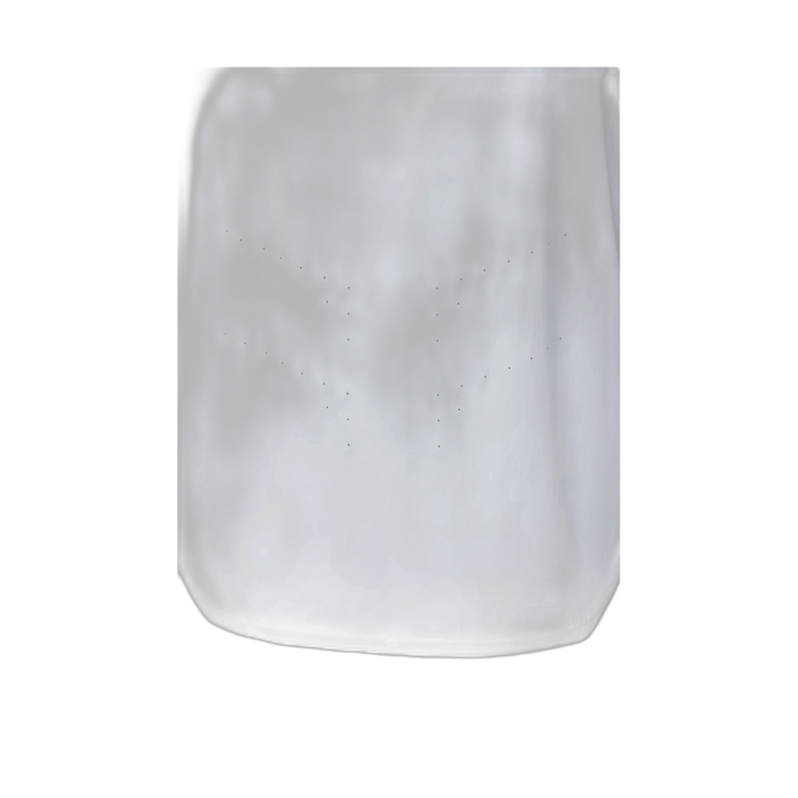 Close-up photo of the Tomahawk Performance Overlayer Anorak's back laser perforation panels for ventilation in the color Overwhite.