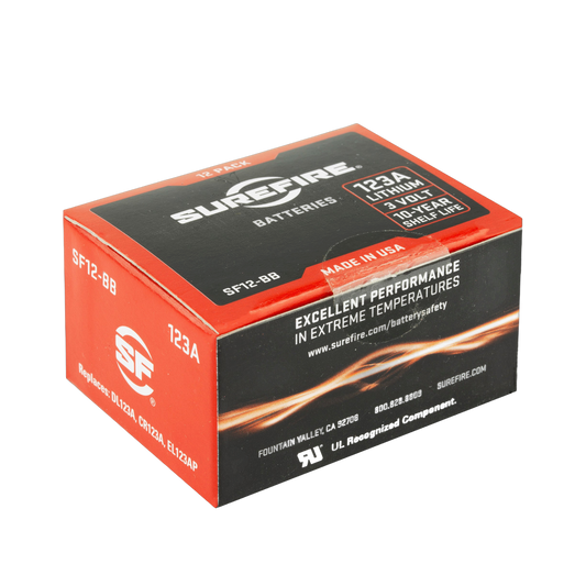 SUREFIRE SF123A BATTERIES 12PK