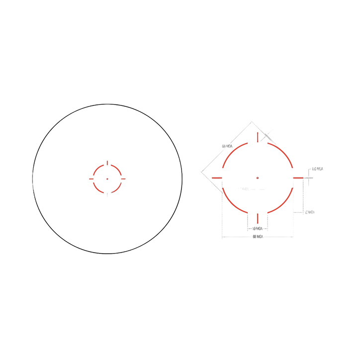 TRIJICON MRO HD RED DOT FULL CO-WIT