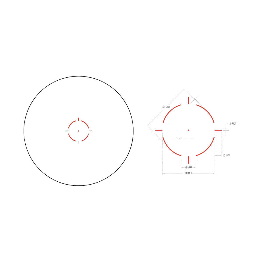 TRIJICON MRO HD RED DOT FULL CO-WIT
