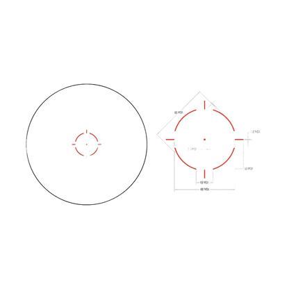TRIJICON MRO HD RED DOT LWR 1/3 CO-W
