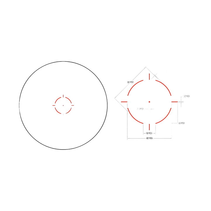 TRIJICON MRO HD RED DOT LWR 1/3 CO-W