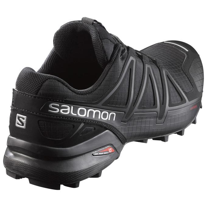 Salomon Speedcross 4 CS Trail Running Shoe - — Mens Shoe Size: 10.5 US,  Mens Shoe Width: Medium, Color: Shadow/Black/Hawaiian Sunset —  L39843400-10.5